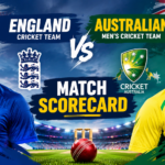 England Cricket Team vs Australian Men’s Cricket Team Match Scorecard