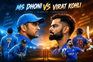 MS Dhoni vs Virat Kohli